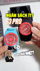 Quạt sò lạnh tản nhiệt điện thoại M2/S3 Pro màn hình hiển thị nhiệt độ giảm nhiệt nhanh hỗ trợ tăng FPS Mobile Gaming