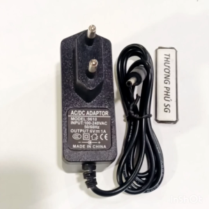 Nguồn Adapter DC 6V - 1 A / Đầu cắm 3.5mm x 1.35mm