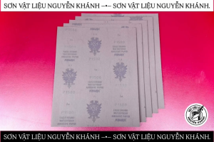 GIẤY NHÁM NƯỚC KOVAX P1500 – GIẤY NHÁM MỊN CHÀ SƠN XỬ LÝ BỀ MẶT ĐÁNH BÓNG HOÀN THIỆN