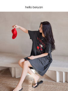 BEIYAN | Cooling Modal Cotton Comfortable Leisurely Loose Large Size Sleep Dress