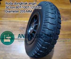 Roda Dongkrak Angin 205mm 50ton/80ton/100ton/120ton