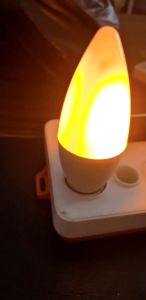 Lampu Bohlam LED Api Flickering Candle Light E27 Warm White 3W - CB2/Lampu LED Lampu Api Lilin E27 5WATT/Lampu Api Lilin LED Candle Light LED E27 5W