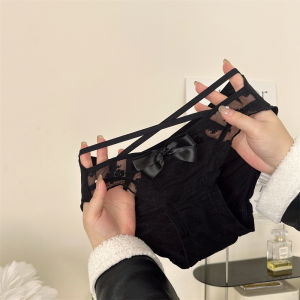 Breathable ต่ําเอวเซ็กซี่ลูกไม้ชุดชั้นในผู้หญิงวัสดุไนลอนฤดูร้อนบางสไตล์กางเกงสามเหลี่ยมชุดชั้นในสําหรับเยาวชน