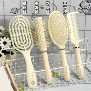 Portable Hair Care: Long Hair Comb Set Massage Brush Straightening Comb Hair Dandruff Removal Tool for Students And Home Use