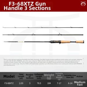 Megabass | Ninja Portable Multi-Segment Lure Casting Rod