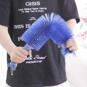 Multifunctional Cleaning Brush Fan Air Conditioning Brush Reusable Dust Removal Brush Flexible Fine Bristles Curtains Windows
