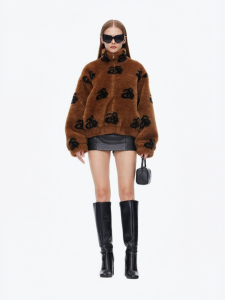 ANN ANDELMAN | Thick Lamb Wool Coat Women