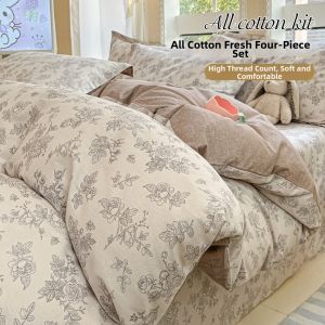 BEIPIN | Cotton Fresh Student Dormitory Bedding Set