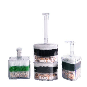 Teekland Bộ Lọc Góc Sinh Hóa Bể Cá Bể Cá Phụ Kiện Xốp Bộ Lọc Góc Mini Nhiều Lớp Điều Khiển Bằng Không Khí Có Thể Tái Sử Dụng Dưới Nước