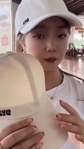 SHOPHOME - Topi Baseball Wanita Kece Korea Pelindung Panas Matahari Visor Sport Hat Polos HAT15