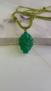 Mặt dây chuyền Hồ ly 9 đuôi hay chín đuôi đá mã não Xanh ngọc tự nhiên tặng kèm dây đeo hợp mệnh Mộc Hỏa Thủy Cao 30mm x N20mm xS8mm Công dụng may mắn về mặt tình duyên quyền lực tài lộc tài trí quyến rũ người khác giới 249k