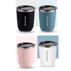 500ml Stainless Steel Coffee Cup Travel Thermal Mug Leak-Proof Thermos Bottle Tea Coffee Mug Vacuum Flask Insulated Cups