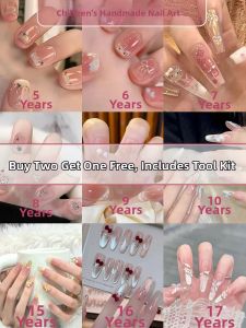 CHUBEISHI | Manual Childrens Long Nails Stickers