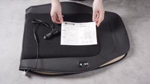 Đệm Làm Mát Ghế Ô Tô 16 Quạt 12V Có Chức Năng Massage Chống Trượt Kích Thước Phổ Thông 16x47cm Phù Hợp Với Hầu Hết Các Loại Xe.