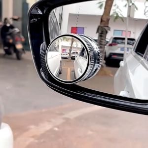 2pcs Car Blind Spot Mirror Car Rearview Mirror Infinity Small Round Mirror 360 Degree Cermin Pandang Belakang Kereta