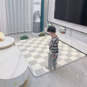 Baby Floor Mat Activity Gym Playmats Crawling Baby Play Mat Baby Gym Baby Crawling Floor Mat Thickened Fold Non-Toxic and Tasess 爬爬垫