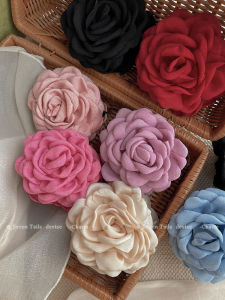 Upgraded Caro Rose Claw Clip Womens New 2025 Head Flower Shark Bite Hair Accessory Back of Head Fashionable Hairpin