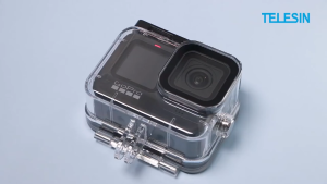 TELESIN Casing Anti Air Waterproof Housing Case Diving 45M for GoPro Hero 13 / Hero 12 / Hero 11 / Hero 10 - Go Pro Hero 9 Black Underwater Dive Waterproof Case with Touch Screen