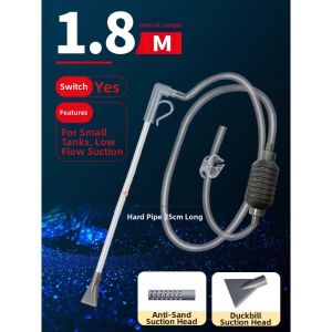 Automatic Fish Tank Water Changer Siphon Tube