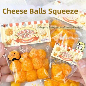 TONGLEYUAN | Squeezable Stress Relief Toy Cheese Ball