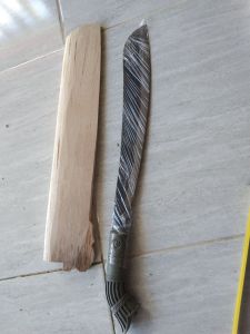 PARANG TAJAM TANPA ASAH 50CM BAJA PER