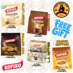 Kopiko - Creamy Latte Macchiato Kaw Coffee - Instant Coffee Drink - Pack