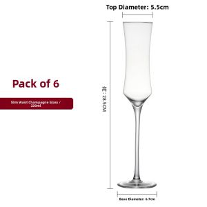BANGBEBE | High-end Crystal Glass Champagne Flutes Pair Set