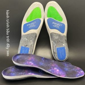 Miếng Lót Giày Thể Thao Nam Dày Hấp Thụ Sốc Thấm Hút Mồ Hôi Chống Mùi Thoáng Khí Poron Đệm Lót Giày Bóng Rổ Mùa Hè Mềm Mại