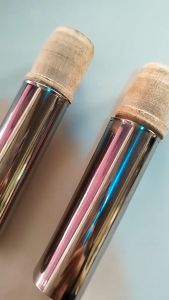 TITIK TIGA Alat Cetakan Stainless Steel Kue Tradisional Akar Kelapa Dorongan Gagang Kayu – Pencetak Kue Bentuk Akar Kelapa Kue Semprit Cetakan Praktis Kue Kecipir