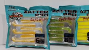SAWA-D ZATTER PRO 13X TOUCH STRETCH RESISTANT SOFT BAIT (6cm/8cm)
