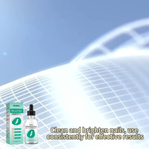 OUHOE 30ml Nail Care Solution with Acetic Acid EDTA Disodium for Soft Nail Repair Fungus Treatment Brightening