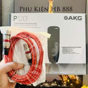 (BH 2 năm TẶNG DÂY CANON 2M)Mic Thu Âm Livestream Chuyên Nghiệp AKG P120 Mic 48v hát hay giọng ấm Bảo hành 3 năm