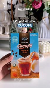 [MUA 5 TẶNG 1] Cà Phê Sữa Dừa Cocofe Hộp 160gr (10 Gói) Cà Phê Sữa Hoà Tan - Cafe Gói Từ Đường Phèn - Tỉnh Táo Nhẹ Nhàng