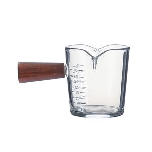 Measured Coffee Extraction Glass Creamer