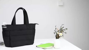 SG RumahHome® Bag For women Fashion Puffy Tote Bag Shoulder Bag with Compartments Handbag Laptop bag for TravelWorkGym