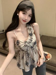 GUZILIAN | Unique Bohemian Off-Shoulder Strap Vest Womens Summer Thai Style One-Shoulder Tube Top Exquisite Beauty Special Edition