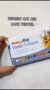 Cat Air Pentel Arts 12 Water Colours (WFRS-12)