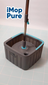 Familia iMop Pure | Flat Microfiber Mop with Bucket for Floor