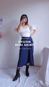 [MyYoora] HyeJin Korean Midi Skirt Rok Wanita RK201