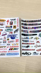 Miếng Dán Decal 3D Trang Trí Xe Đạp Xe Máy Loại Xịn Không Thấm Nước