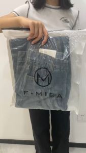 Celana Kulot Jeans Wanita 2023 Sobek Highwaist Korean Style Boyfriend Jeans