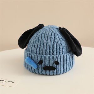 Mũ Len Trẻ Em Dễ Thương Dệt Kim Mũ Trùm Đầu Chống Gió Ấm Áp Mũ Trẻ Em Mùa Đông Mới Phong Cách Hàn Quốc Cho Bé Trai Và Bé Gái