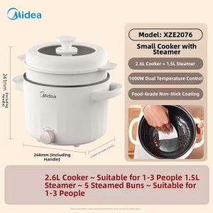 Midea | Dormitory Multi-functional Electric Cooking Pot Mini