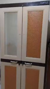 JUMBO - LEMARI PAKAIAN PLASTIK SUSUN 4 KACA FULL KUNCI TABITHA CORTEZ DIAMOND [TABBOX]