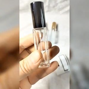 5/10/20ชิ้น 10มล ขวดสเปรย์น้ำหอมใส / ขวดเติมน้ำหอมแก้ว / ขวดน้ำหอมบรรจุภัณฑ์ย่อยแบบพกพาสำหรับการเดินทาง / ขวดบรรจุน้ำหอมแบบเติมได้