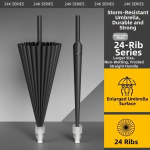 MUZHOUYU | Automatic Long Handle Durable Reinforced Oversized Double Umbrella