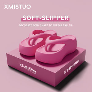 XMISTUO | Increase Height H-strap Non-slip Platform Slippers