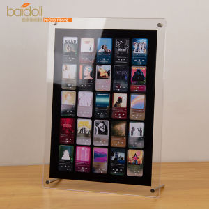 Acrylic Music Photo Wall NFC Chip Sticker Frame Popular Album Cover Song Picture Frame Gift Modern Simple Style Home Decor