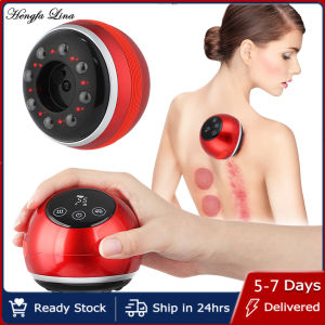 Hengfa Lina Eletric Heating Vacuum Cupping Guasha Machine Massage Body Scraping Magnetite Red Light Therapy Anti-Cellulite Slimming Charge