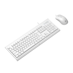 HP | Quiet and Silent USB Wired Keyboard Mouse Set for Business